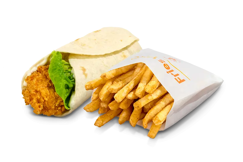 Classic Savin' Wrap and Fries