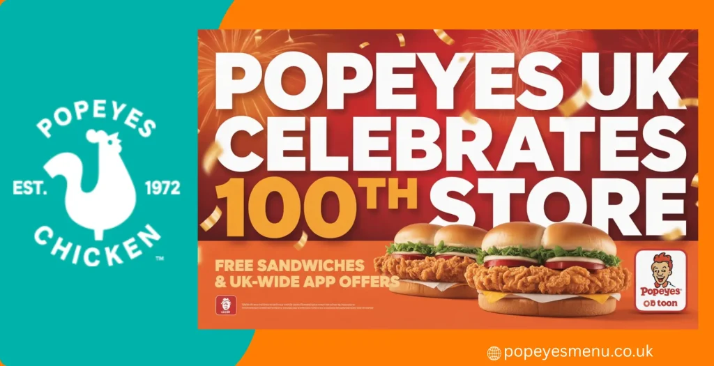 Popeyes UK Celebrates 100th Store