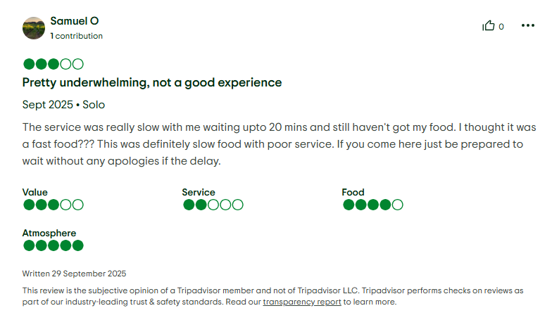 Popeyes Louisiana Chicken London Reviews From TripAdvisor