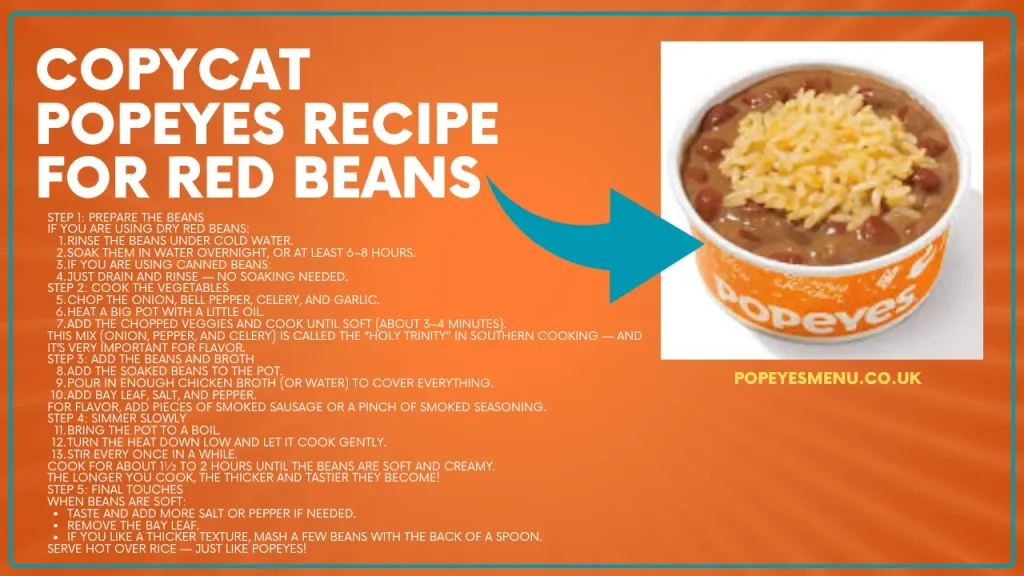 Copycat Popeyes Recipe for Red Beans – So Easy Anyone Can Cook It!