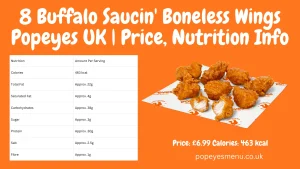 8 Buffalo Saucin' Boneless Wings
