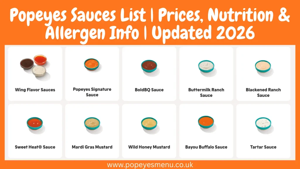 Popeyes Sauces