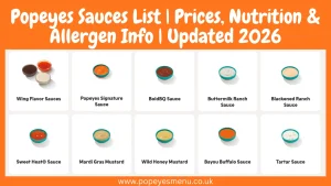 Popeyes Sauces