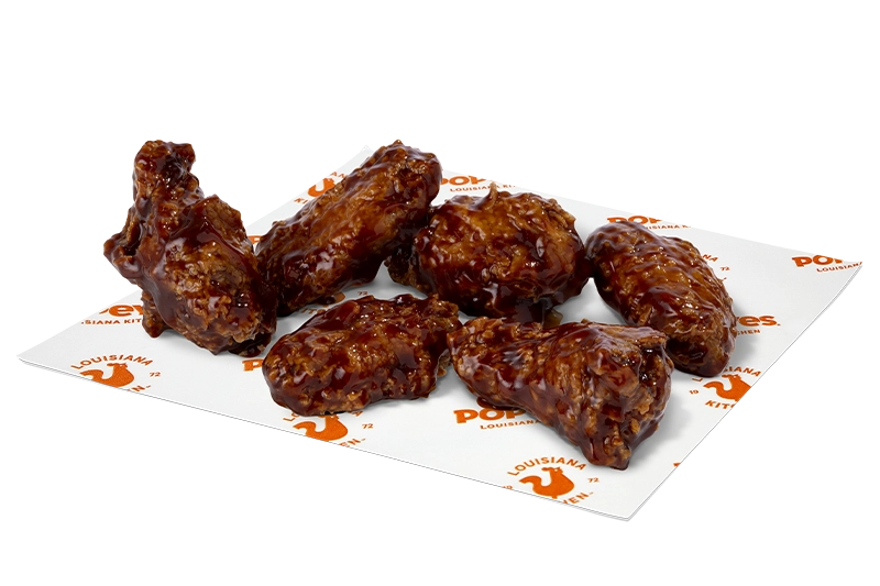 6 Bold BBQ Saucin' Wings
