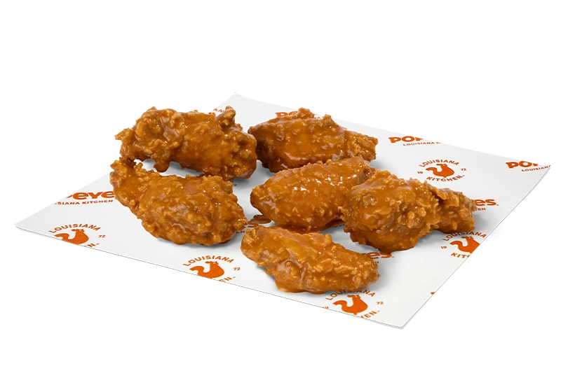6 Buffalo Saucin' Wings
