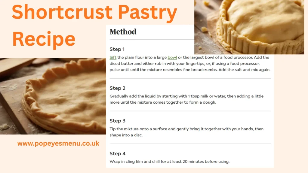 Shortcrust Pastry Recipe