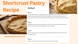 Shortcrust Pastry Recipe