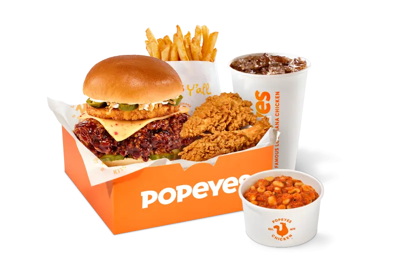 Honey BBQ Superstack Sandwich BIG Box Meal