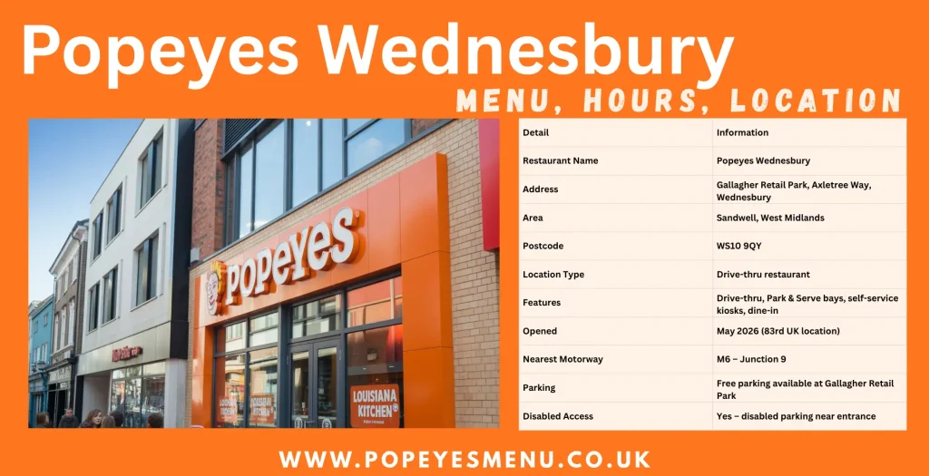 Popeyes Wednesbury