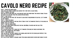 Cavolo Nero Recipe