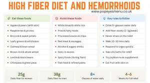 High Fiber Diet and Hemorrhoids