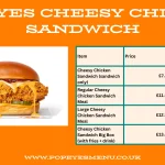 Popeyes Cheesy Chicken Sandwich