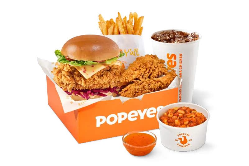 Cajun Crunch Sandwich BIG Box Meal