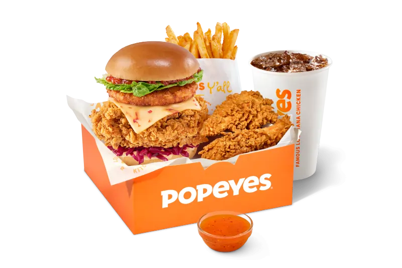 Cajun Crunch Superstack Sandwich Box Meal