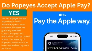 Do Popeyes Accept Apple Pay