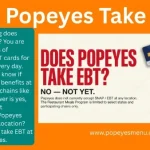 Does Popeyes Take EBT