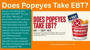 Does Popeyes Take EBT