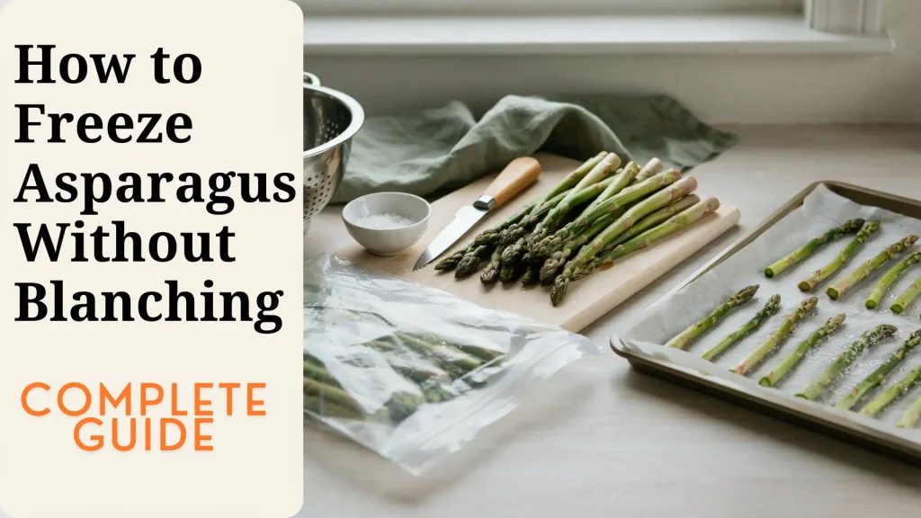 How to Freeze Asparagus Without Blanching