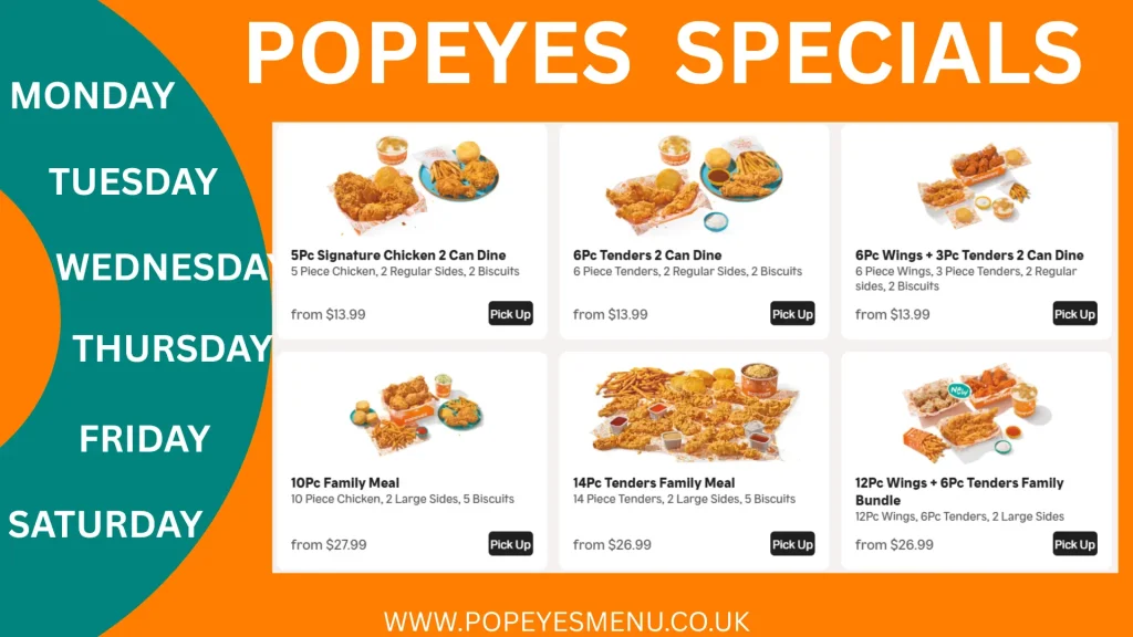 Popeyes Specials