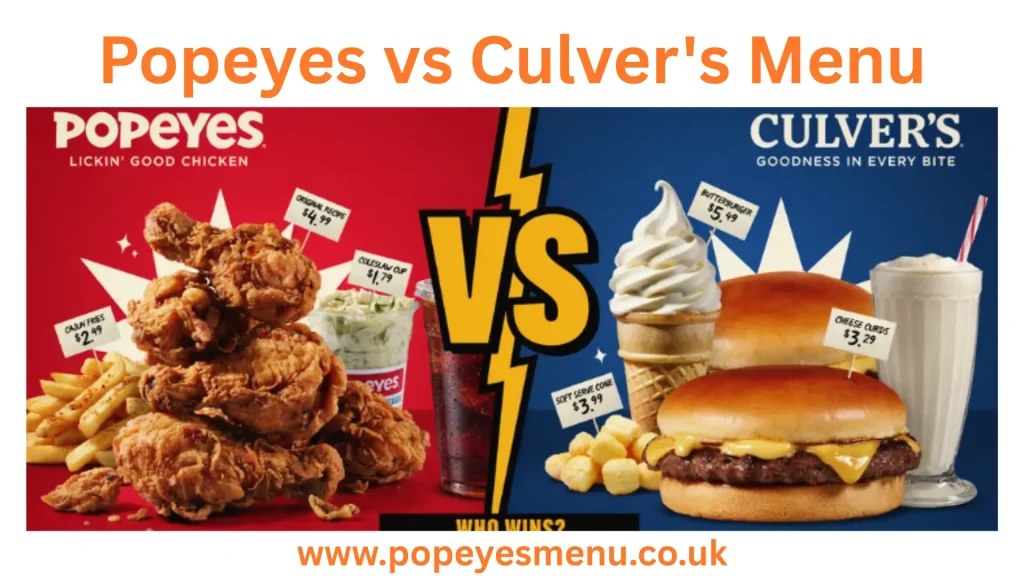 Popeyes vs Culvers